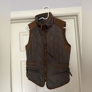 Zara Hunter Green utility vest